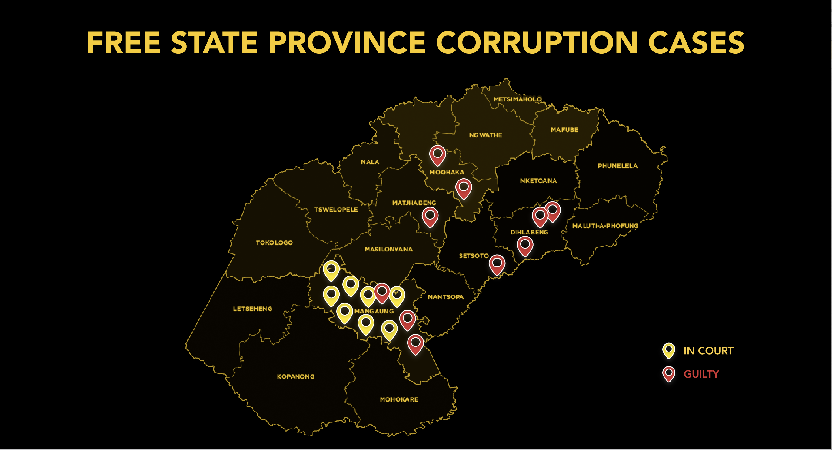 Free State Corruption Map